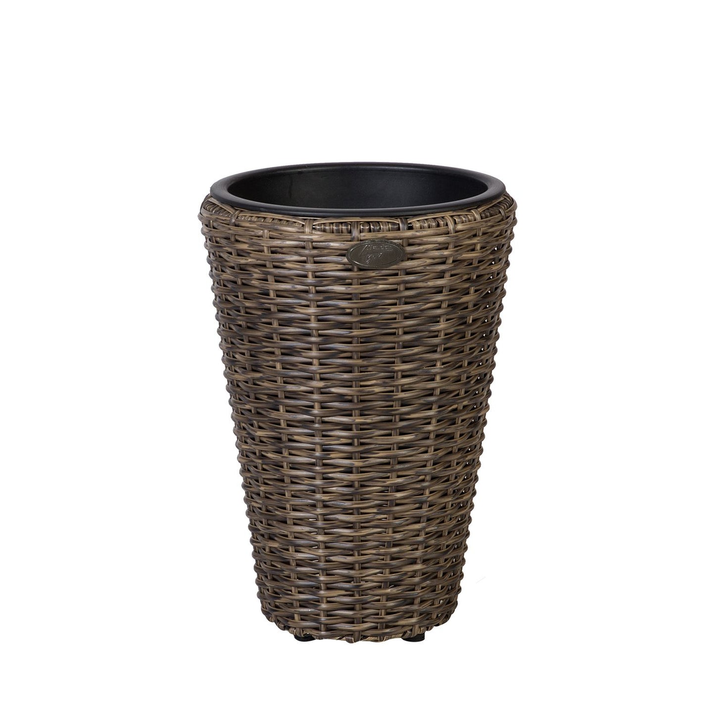 Vazonas, D28xH40cm, tamsiai rudas.