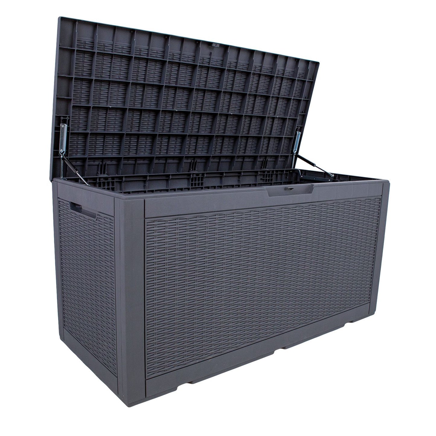Lauko daiktadėžė, 122x54,5x62,3cm, pilkas plastikas