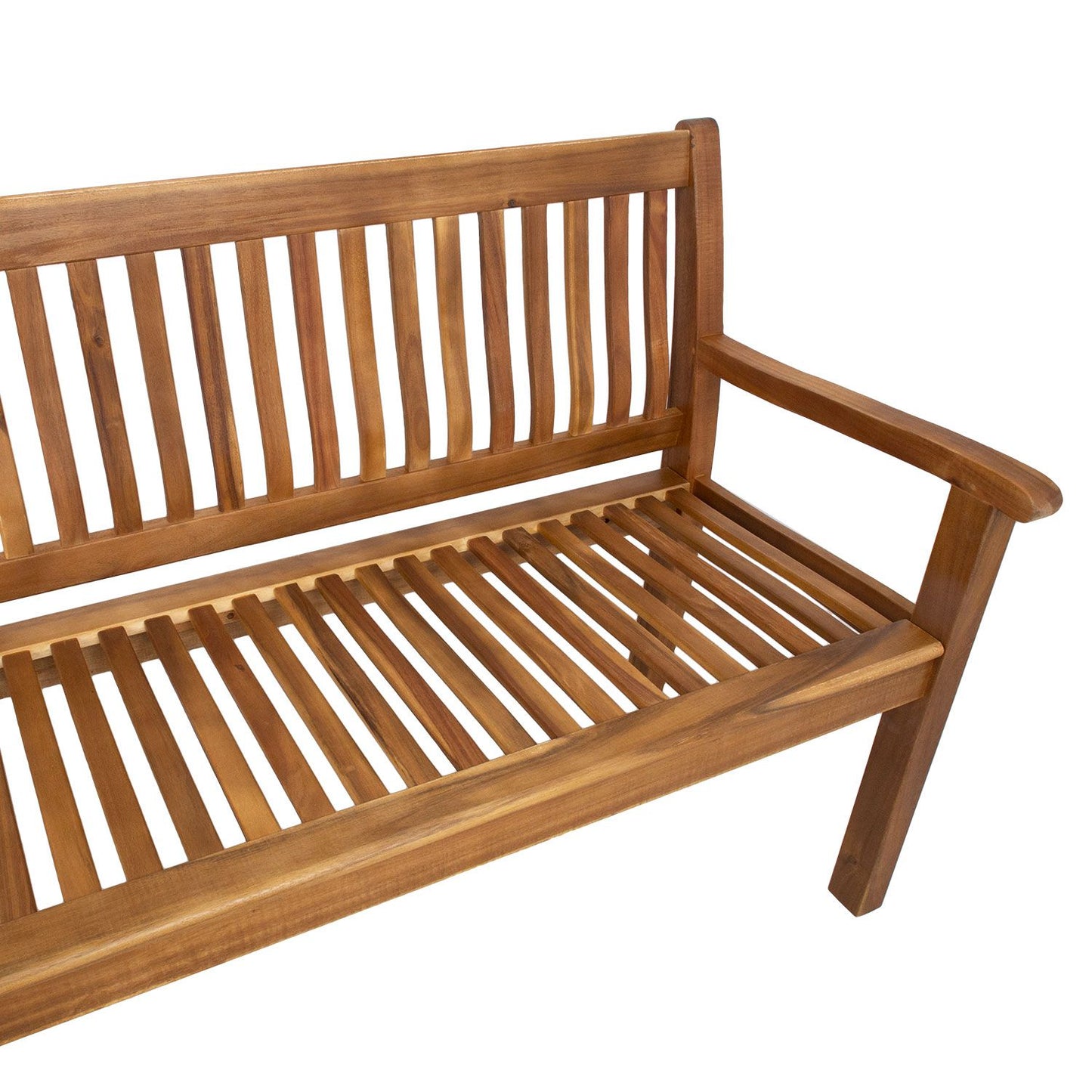 Medinis lauko suoliukas, 150x61x89cm, akacijos mediena