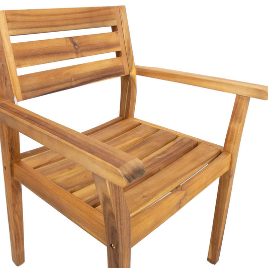 Medinė lauko kėdė, 60x59x85cm akacijos mediena