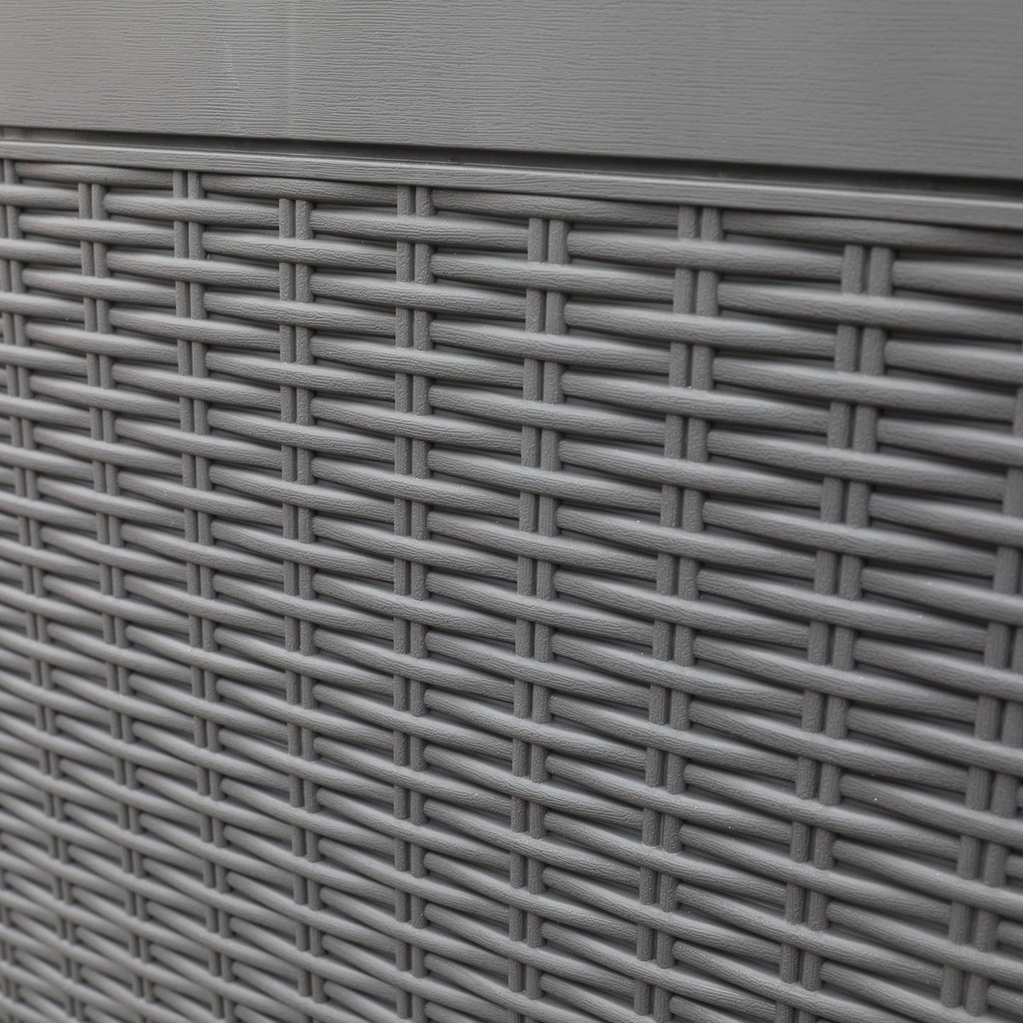 Lauko daiktadėžė, 122x54,5x62,3cm, pilkas plastikas