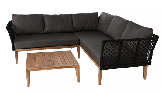 Lauko baldų komplektas, tiko mediena