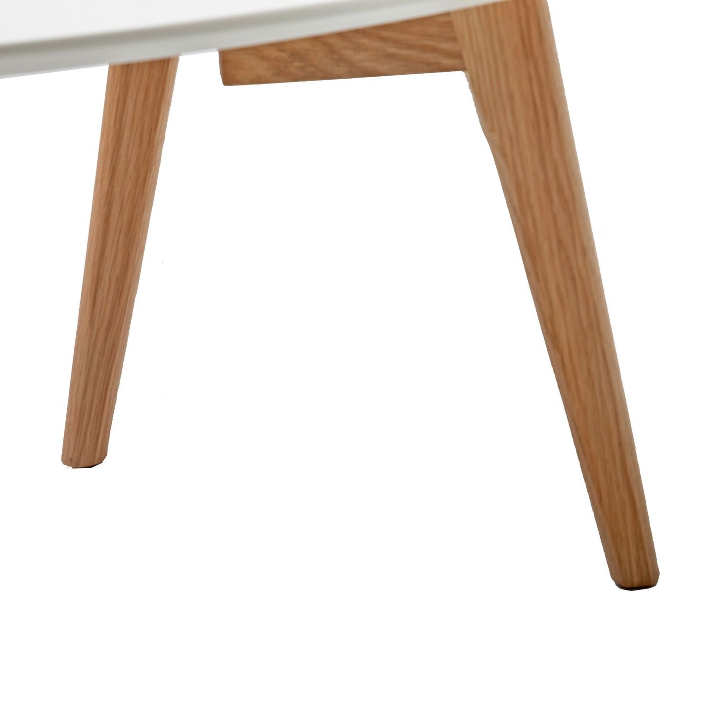 Kavos staliukas, 2 vnt., 100x50x40cm ir 70x35x35cm, baltos spalvos