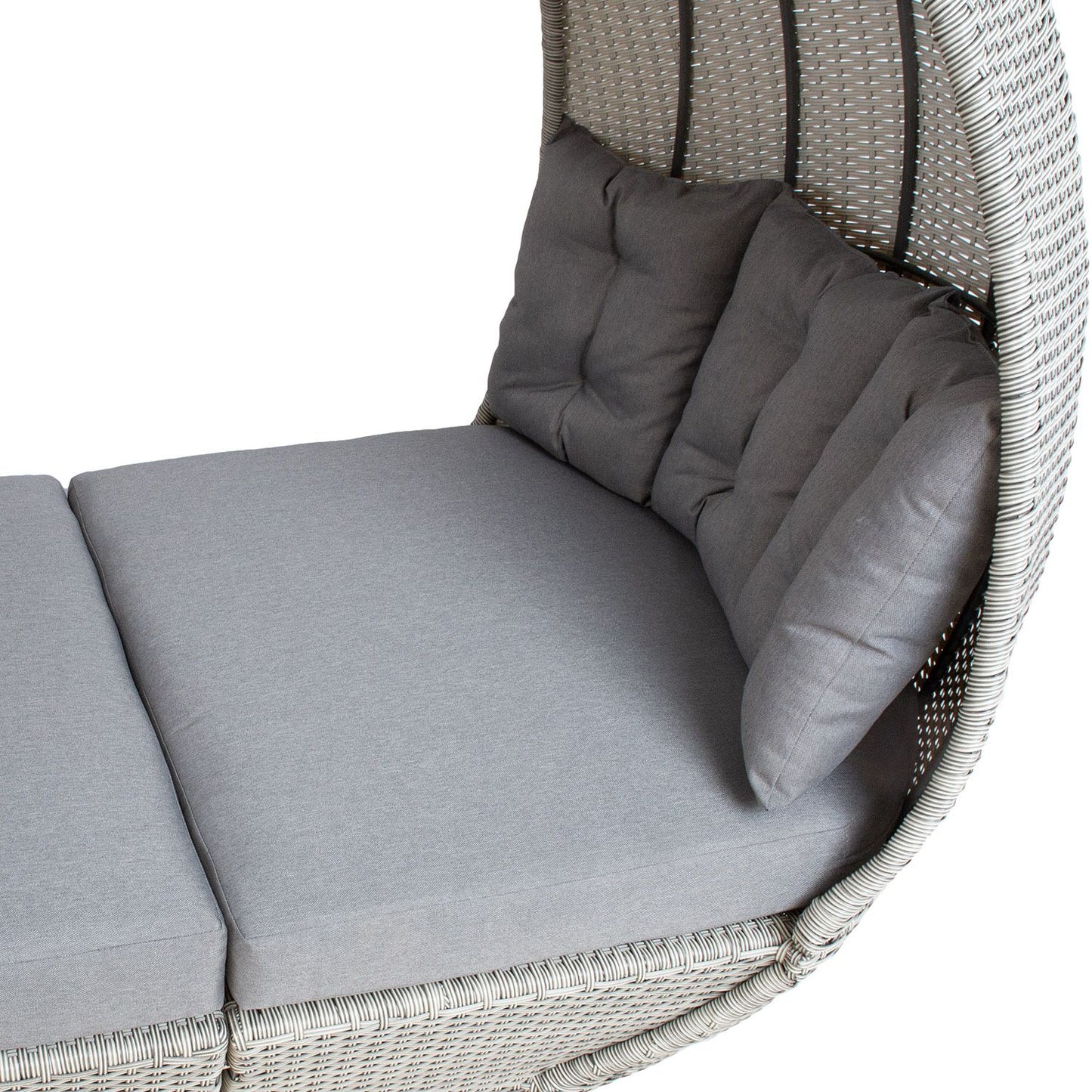 Sodo lova ASCOT 215x110x187cm, pilka.