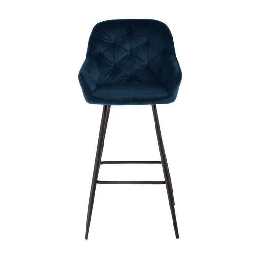 Baro kėdė, mėlynos spalvos, 2 vnt.