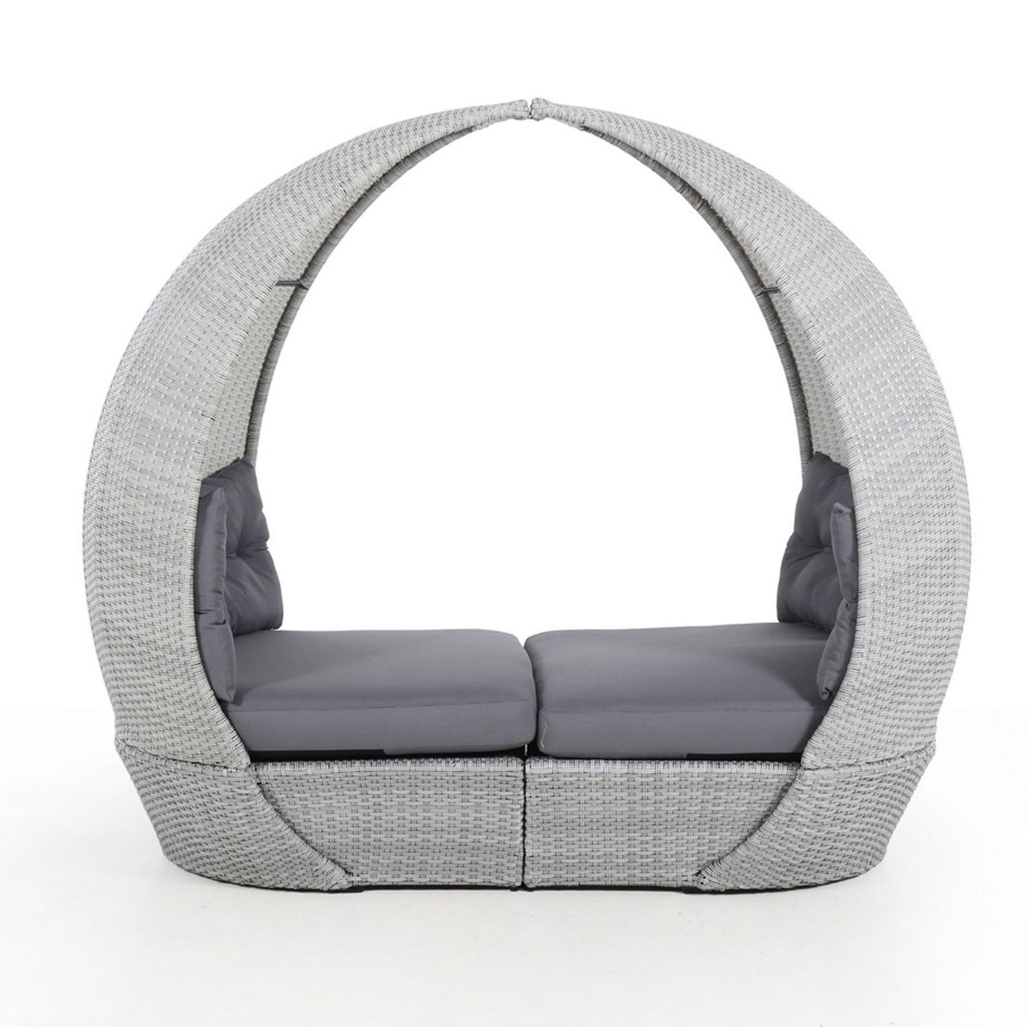 Sodo lova ASCOT 215x110x187cm, pilka.