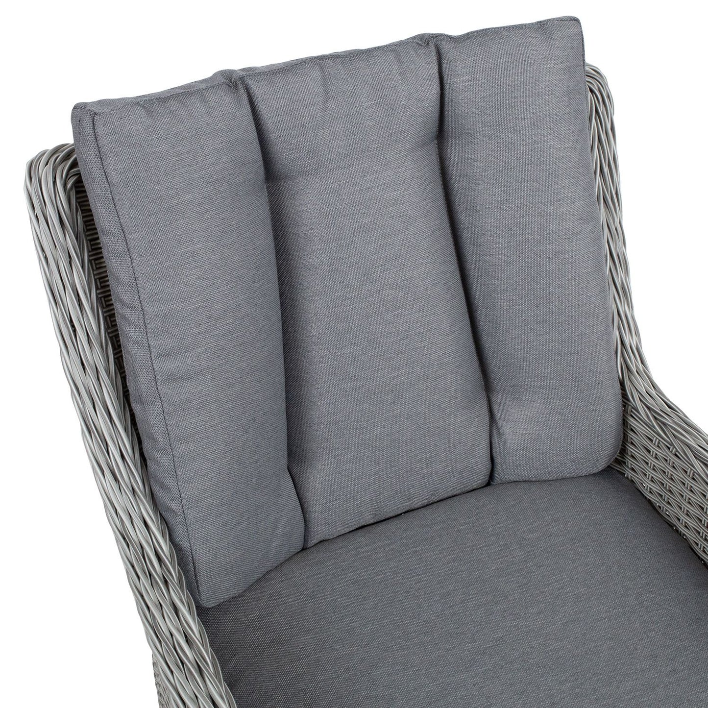 Lauko kėdė - fotelis, pilkos spalvos