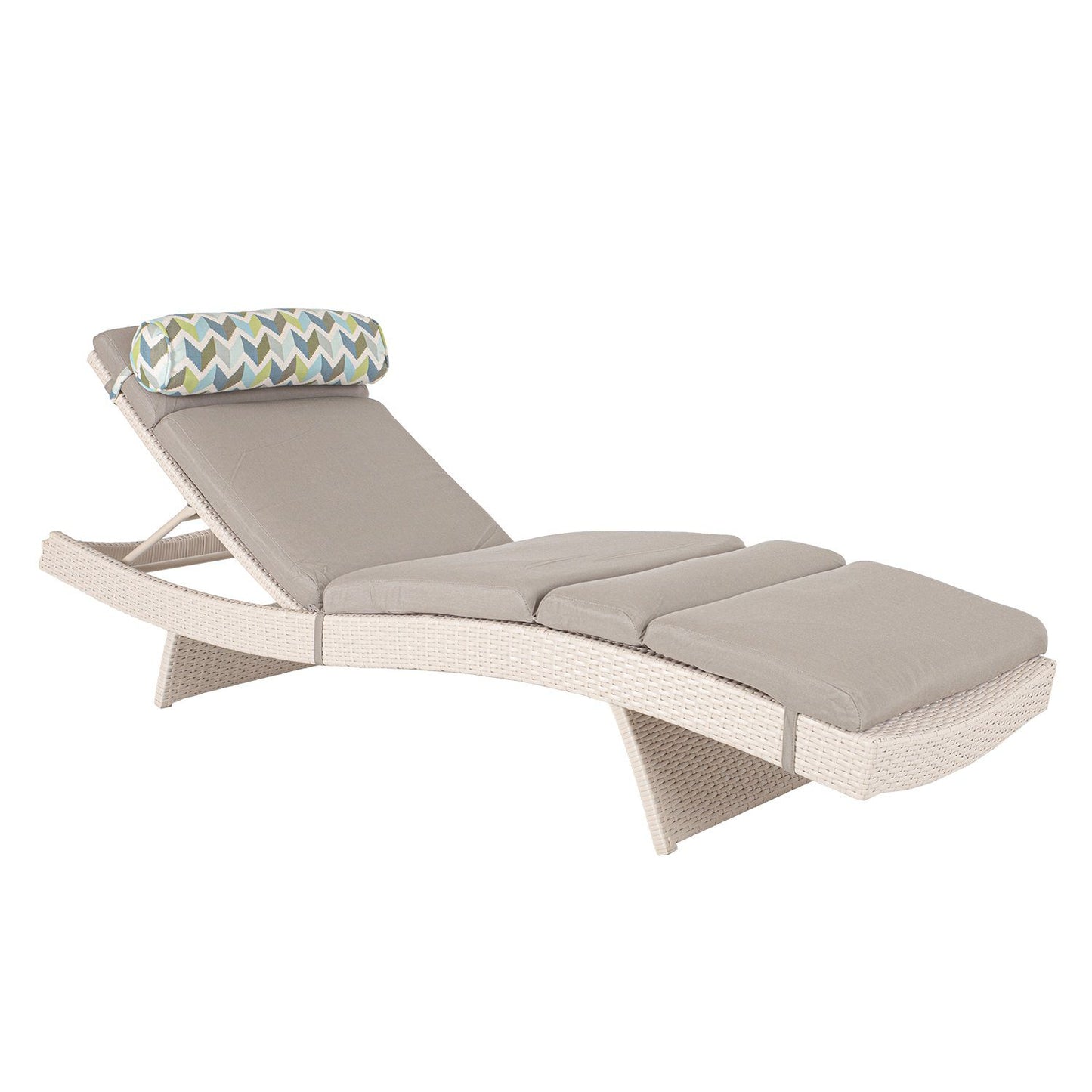 Lauko gultas, baltos spalvos, 200x65x33cmLauko gultas, baltos spalvos, 200x65x33cm