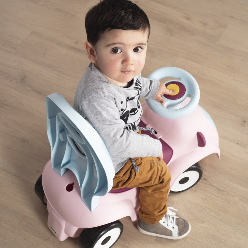 Smoby Maestro 4in1, paspiriama mašinėlė "Šypsena", rožinė