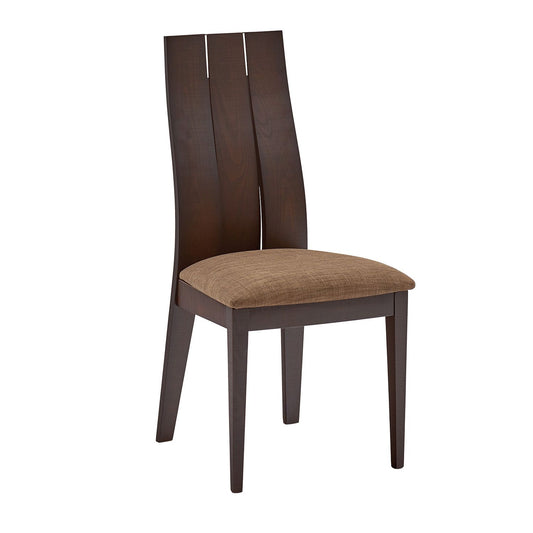 Valgomojo kėdė, rudos spalvos, 2 vnt.