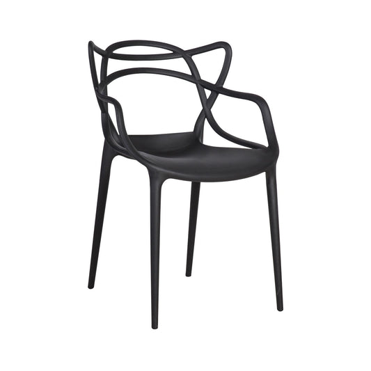 Kėdė, juodos spalvos, 4 vnt.