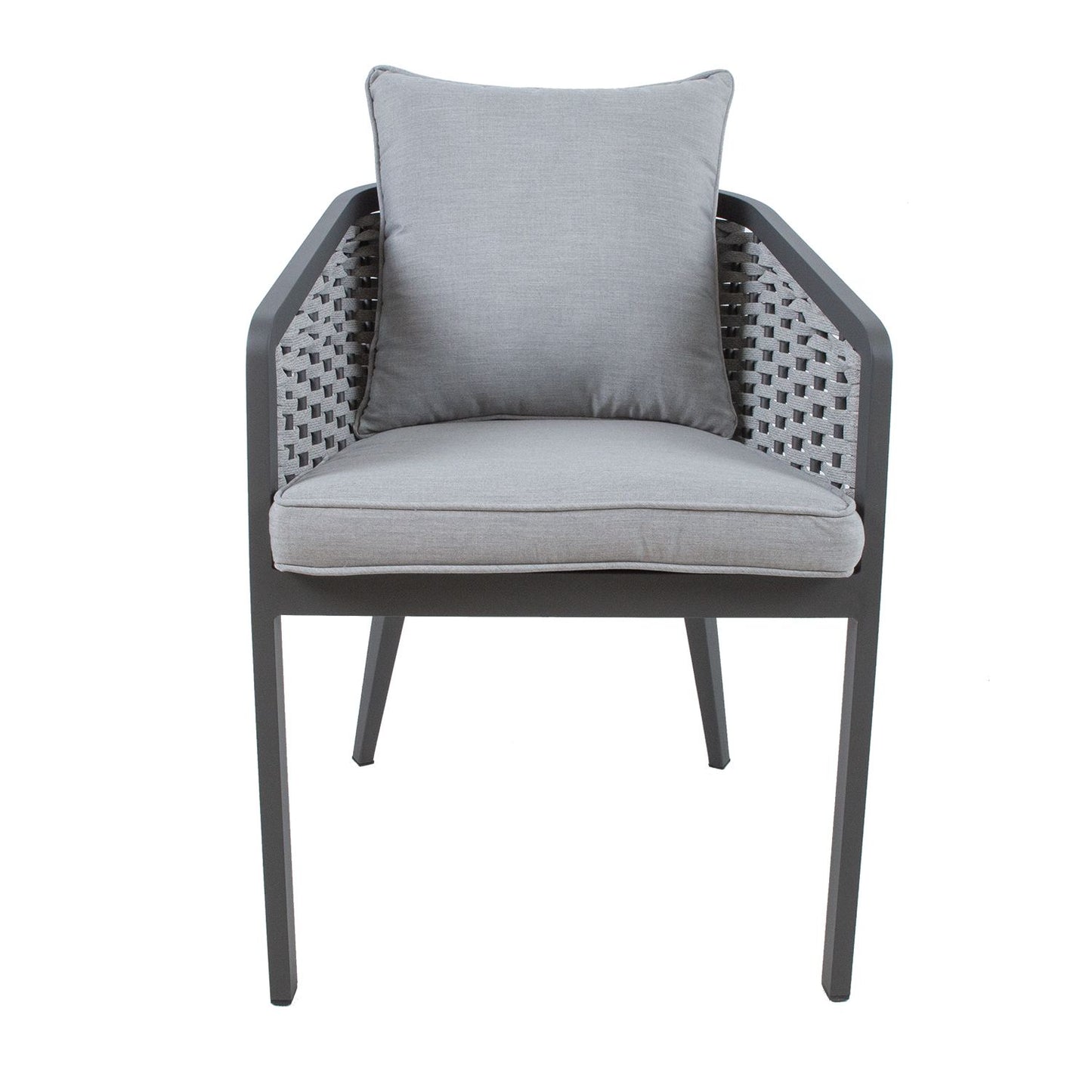 Kėdė, pilkos spalvos, aliuminis