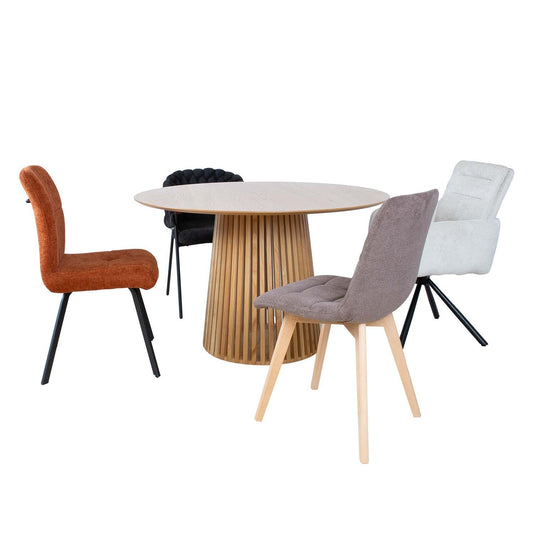 Valgomojo stalas, ąžuolas, 120x75cm