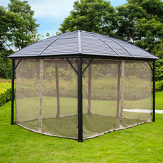 Pavėsinė, 3x3.6x2.63m, rudos spalvos