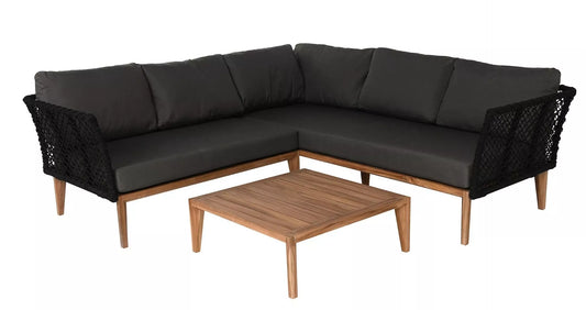 Lauko baldų komplektas, tiko mediena