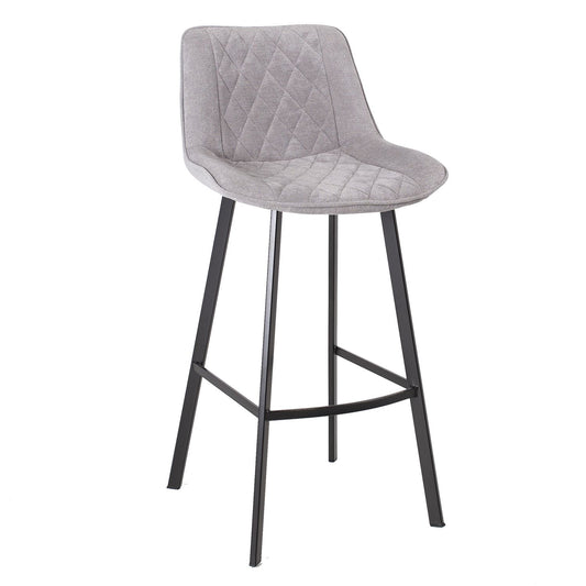 Baro kėdė, pilkos spalvos, 2 vnt.