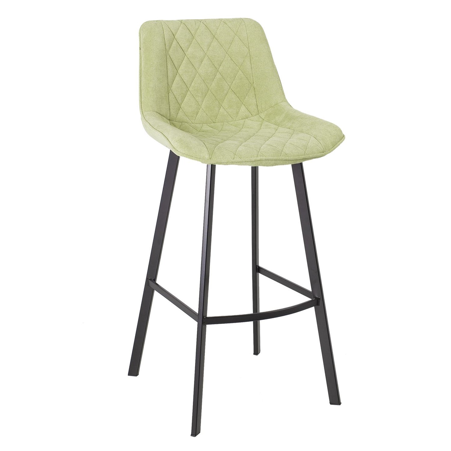 Baro kėdė, žalios spalvos, 2 vnt.