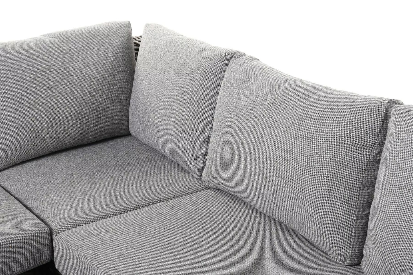 Lauko baldų komplektas Maje Grey, ekoratanas, 267x267x73cm, pilkos spalvos
